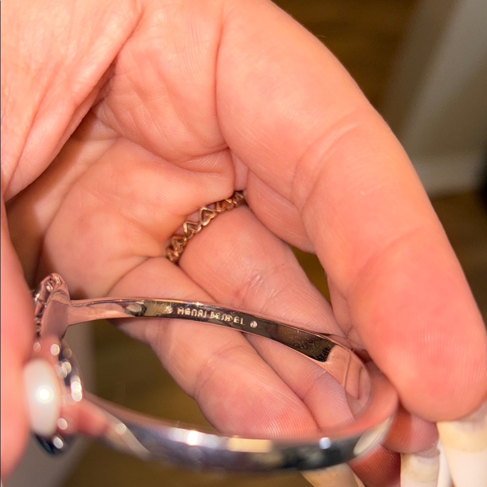 Henri Bendel Elegant Silver and Pearl Women's Bracelet - Picture 3 of 3